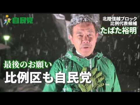 【最後のお願い｜比例も自民党】