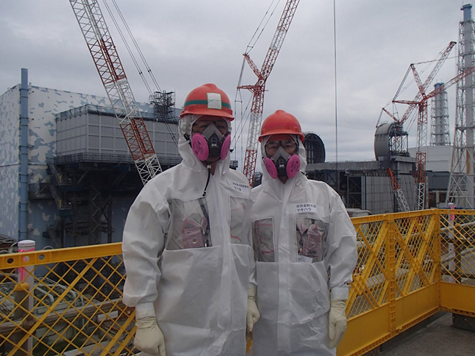 福島第一原発の労働者安全衛生環境を視察
